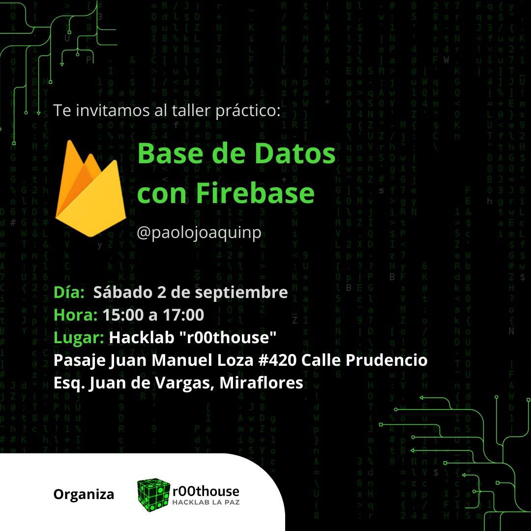 Té con Tech: Base de Datos con Firebase